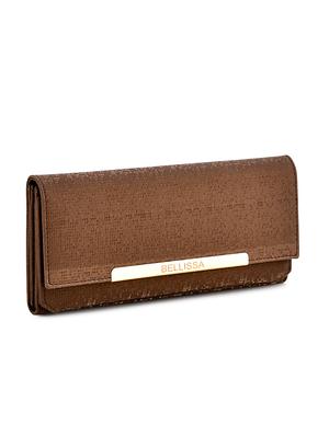 brown leatherette clutch - 17418485 - Standard Image - 3