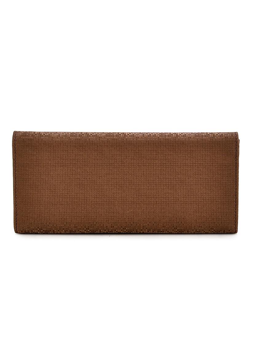 brown leatherette clutch - 17418485 - Zoom Image - 2