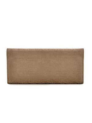 beige leatherette clutch - 17418487 - Standard Image - 2