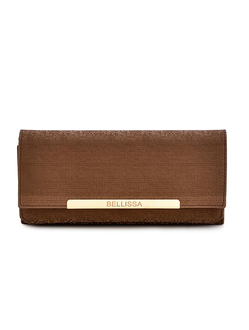 brown leatherette clutch - 17418497 - Zoom Image - 1