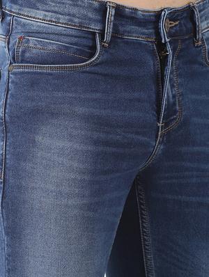 blue light washed denim jeans - 17418624 - Standard Image - 5