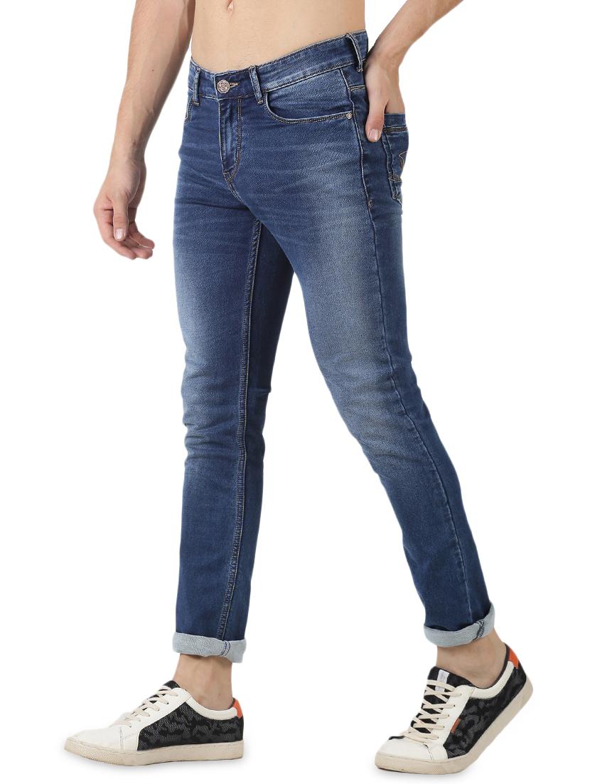 blue light washed denim jeans - 17418624 - Zoom Image - 2