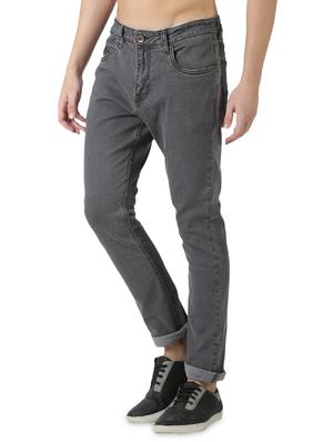 grey plain denim jeans - 17418641 - Standard Image - 2