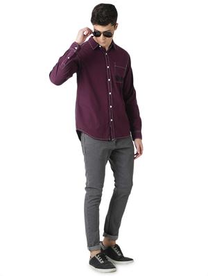 grey plain denim jeans - 17418641 - Standard Image - 4