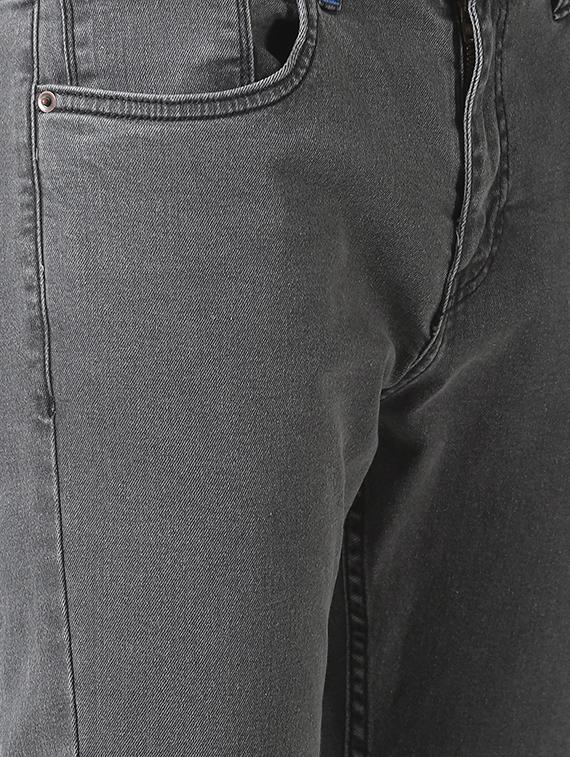 grey plain denim jeans - 17418641 - Zoom Image - 5