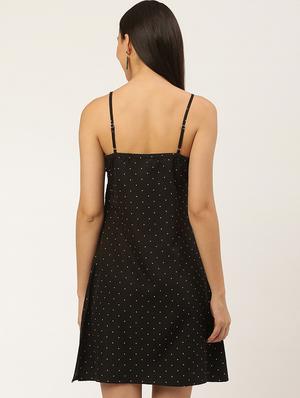 cami neck polka dot dress - 17418660 - Standard Image - 3