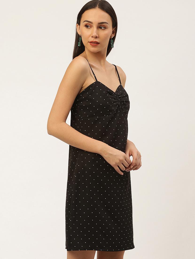cami neck polka dot dress - 17418660 - Zoom Image - 2