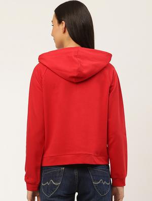 zip up solid hoodie - 17418687 - Standard Image - 3