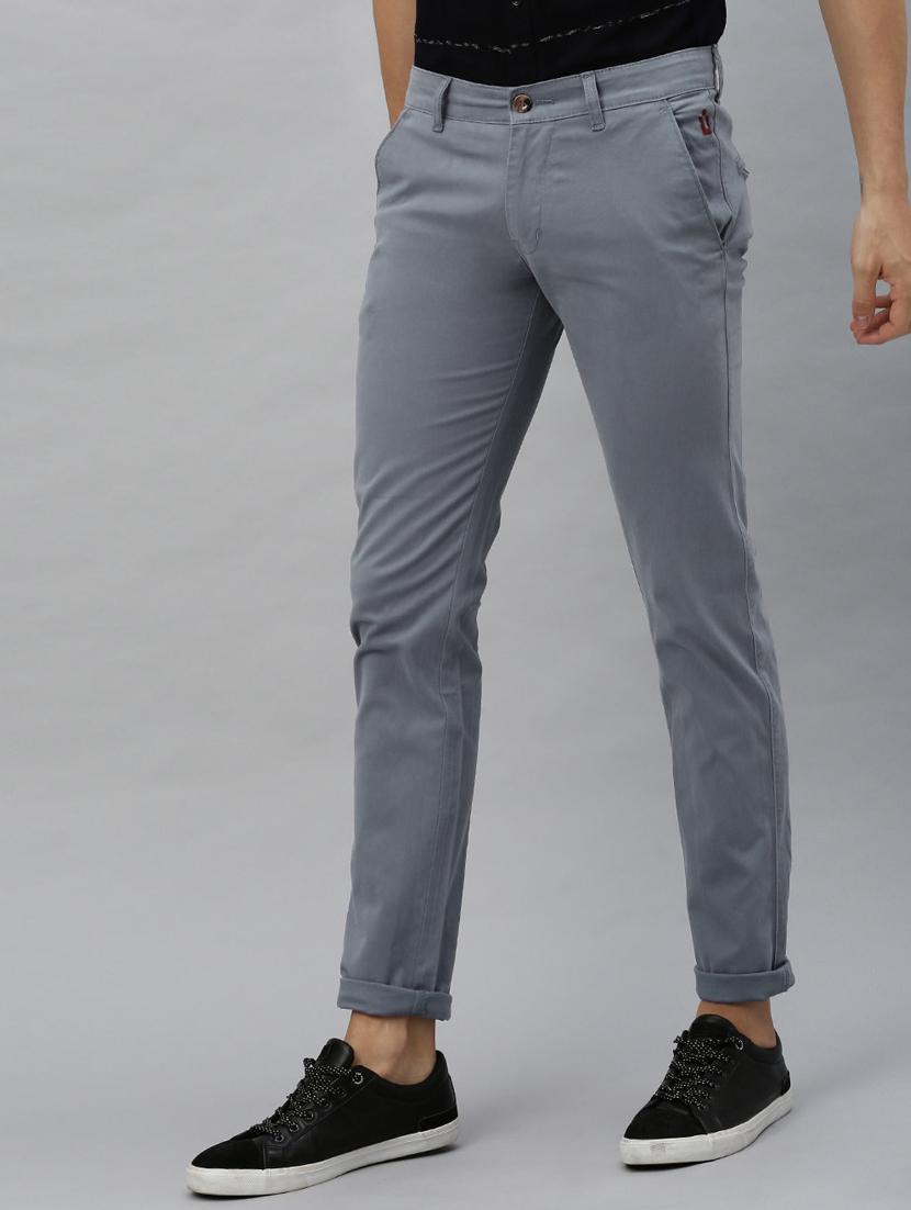 blue solid chinos - 17418708 - Zoom Image - 2