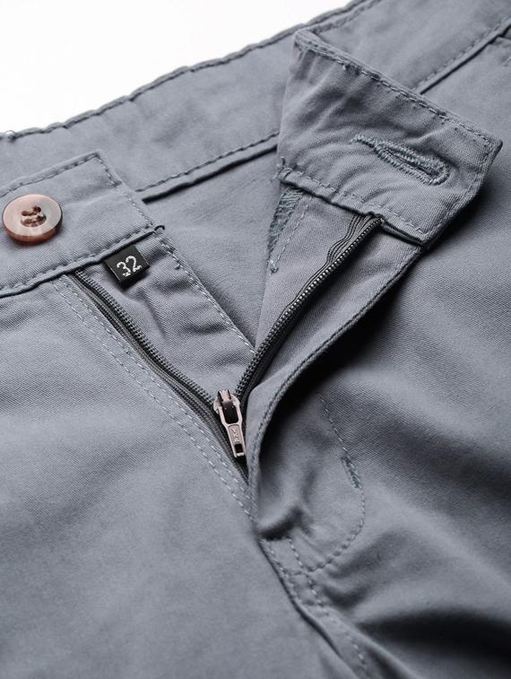 blue solid chinos - 17418708 - Zoom Image - 5