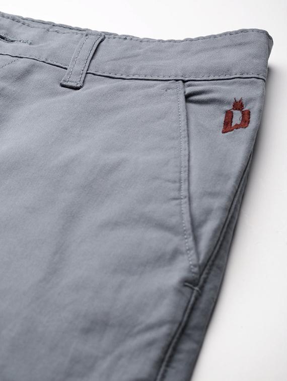 blue solid chinos - 17418708 - Zoom Image - 6
