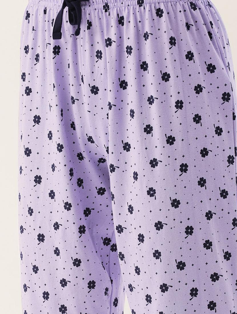 printed capri nightwear set - 17418711 - Zoom Image - 4