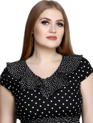 ruffle detail polka dot dress - 17418859 - Standard Image - 4