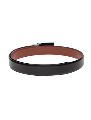 black leather belt - 17418948 - Standard Image - 3