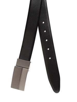 black leather belt - 17418948 - Standard Image - 4