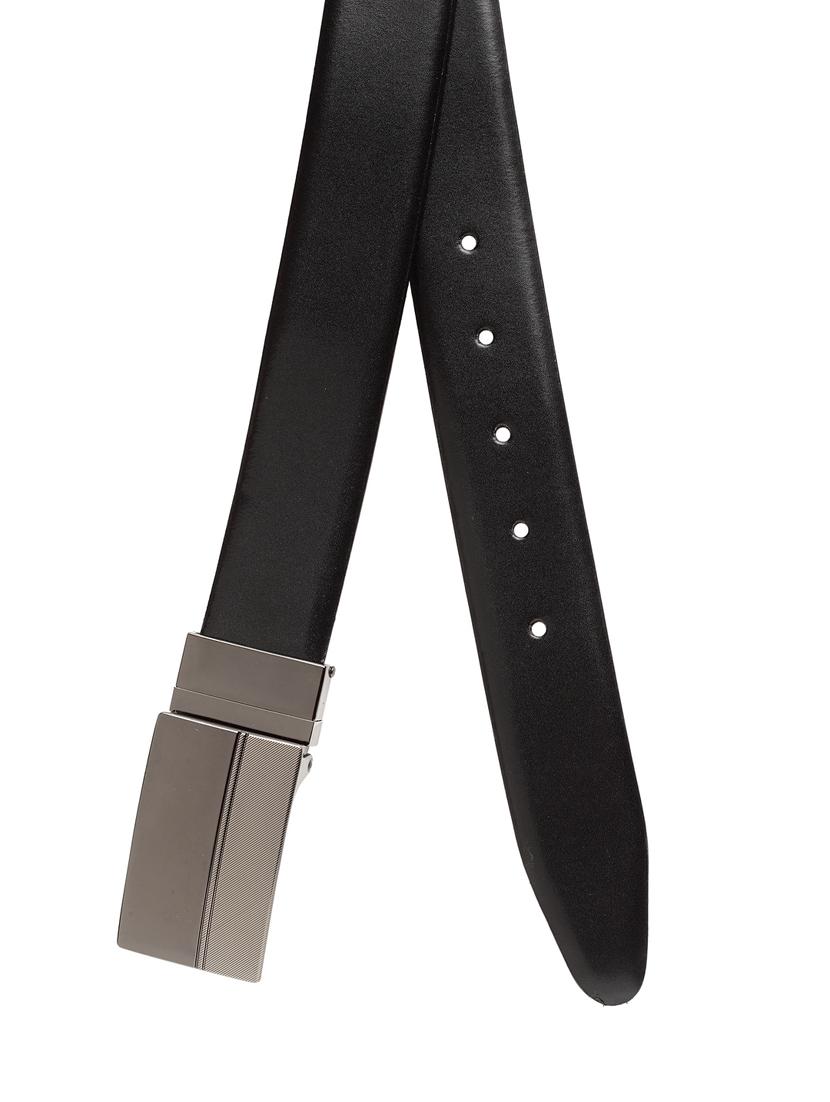 black leather belt - 17418948 - Zoom Image - 4