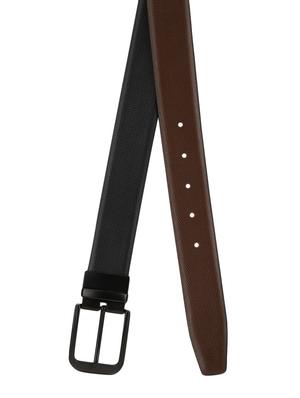 black leather belt - 17418986 - Standard Image - 3