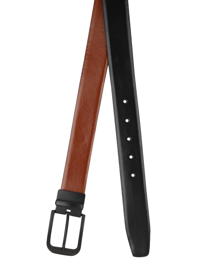 black leather belt - 17418987 - Zoom Image - 2