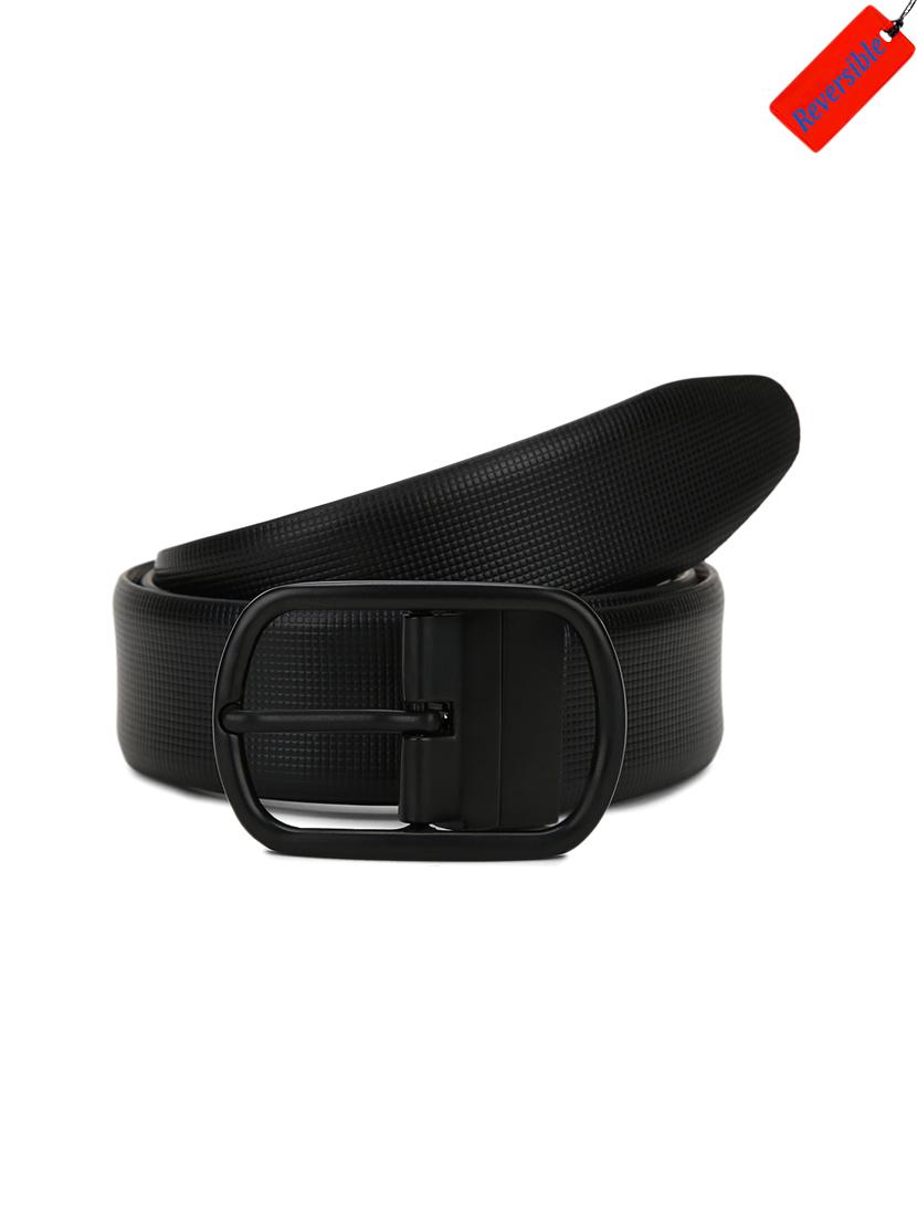 black leather belt - 17418993 - Zoom Image - 1
