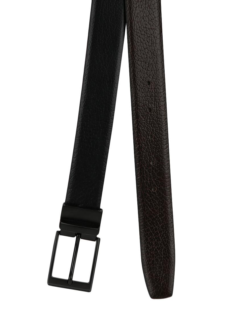 black leather belt - 17418995 - Zoom Image - 3
