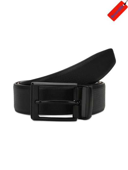 black leather belt - 17418996 - Standard Image - 1