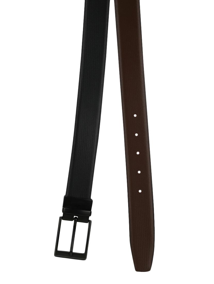 black leather belt - 17418996 - Zoom Image - 2