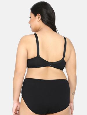 black nylon plunge bra - 17419306 - Standard Image - 3
