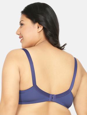 blue nylon plus bra - 17419307 - Standard Image - 3