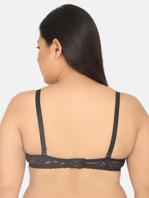 black lace balconette bra - 17419316 - Standard Image - 3