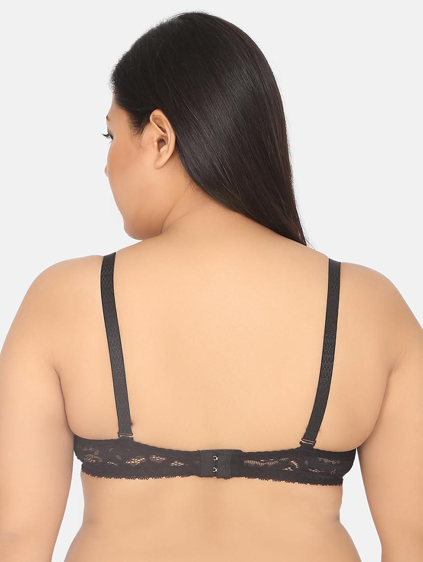 black lace balconette bra - 17419316 - Zoom Image - 3