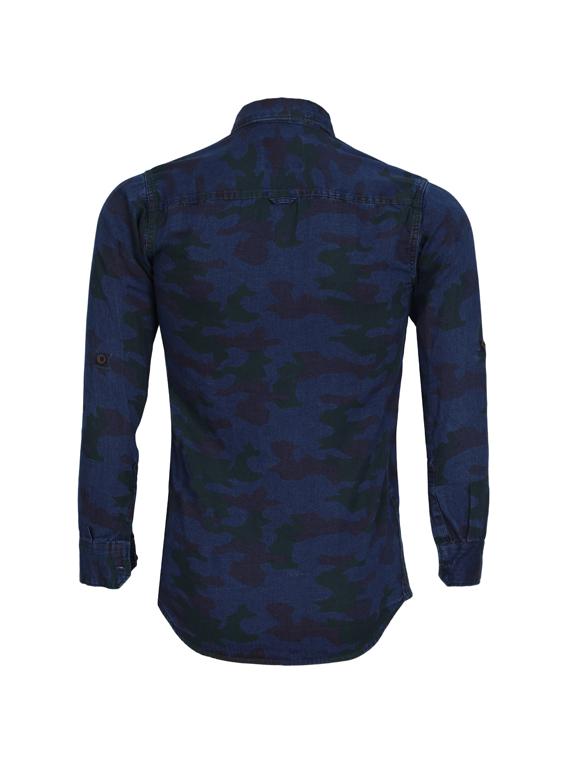 blue cotton shirt - 17419364 - Zoom Image - 2