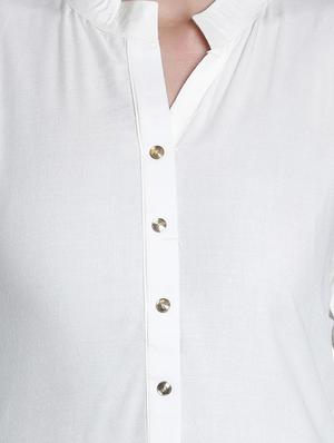 solid straight kurta - 17419436 - Standard Image - 4