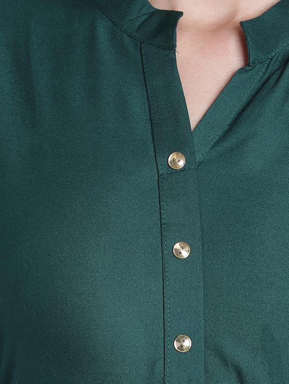 solid straight kurta - 17419438 - Zoom Image - 4
