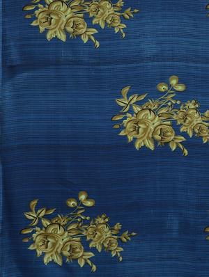 checkered printed saree with blouse - 17419475 - Standard Image - 5