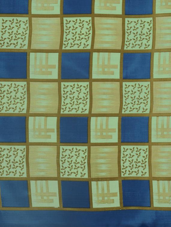 checkered printed saree with blouse - 17419475 - Zoom Image - 4