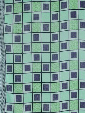 checkered printed saree with blouse - 17419580 - Standard Image - 4
