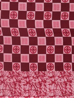 checkered printed saree with blouse - 17419585 - Standard Image - 5