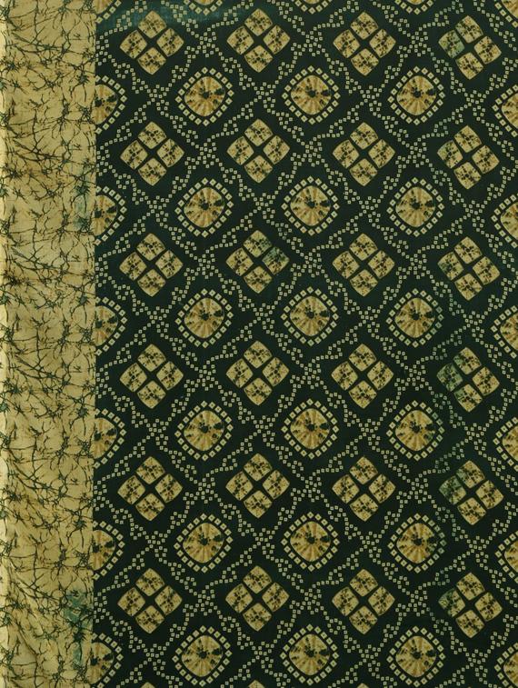 bandhani printed saree with blouse - 17419598 - Zoom Image - 6