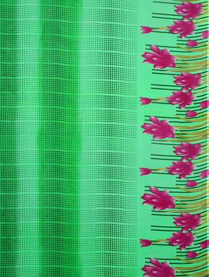 floral printed saree with blouse - 17419614 - Standard Image - 5