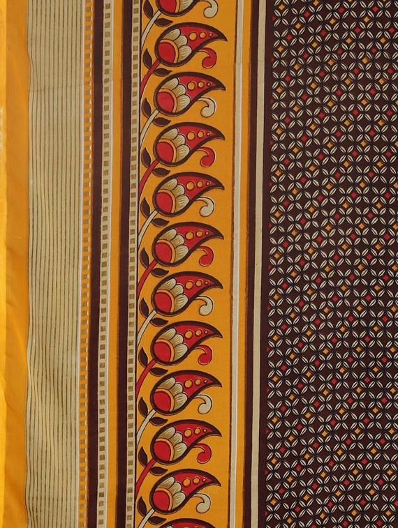 geometrical printed saree with blouse - 17419624 - Zoom Image - 5