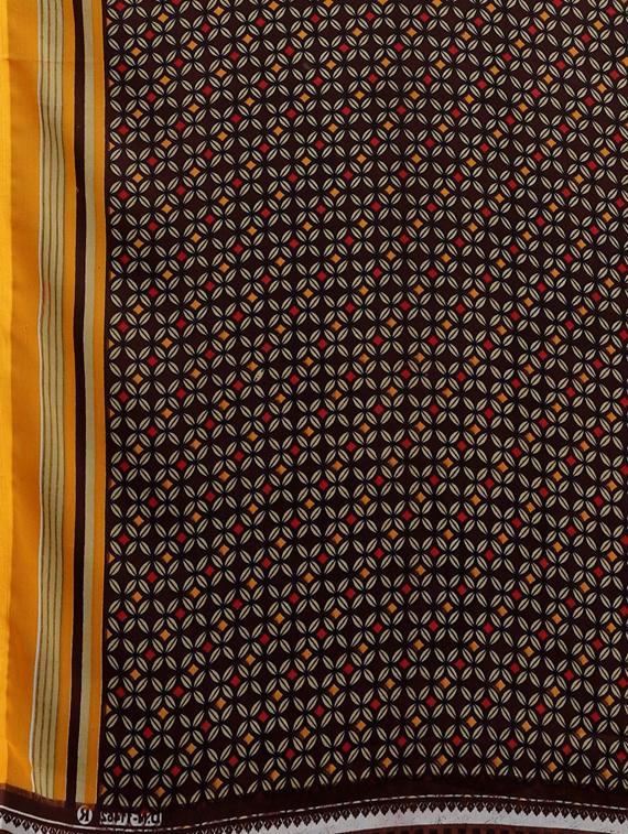 geometrical printed saree with blouse - 17419624 - Zoom Image - 6