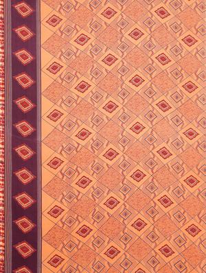 geometrical printed saree with blouse - 17419628 - Standard Image - 5