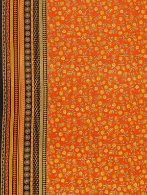 floral printed saree with blouse - 17419639 - Standard Image - 6