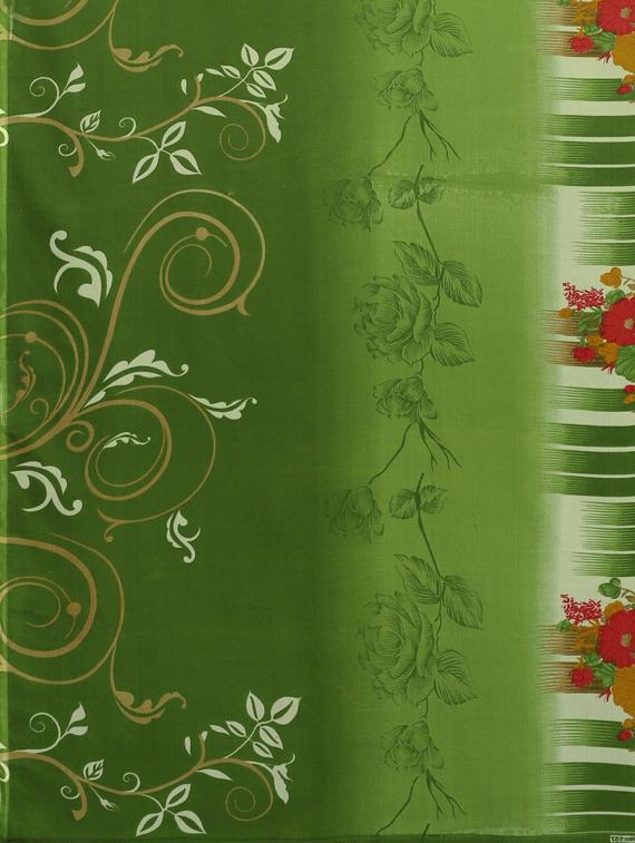 floral printed saree with blouse - 17419643 - Zoom Image - 5