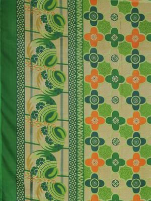floral printed saree with blouse - 17419651 - Standard Image - 4