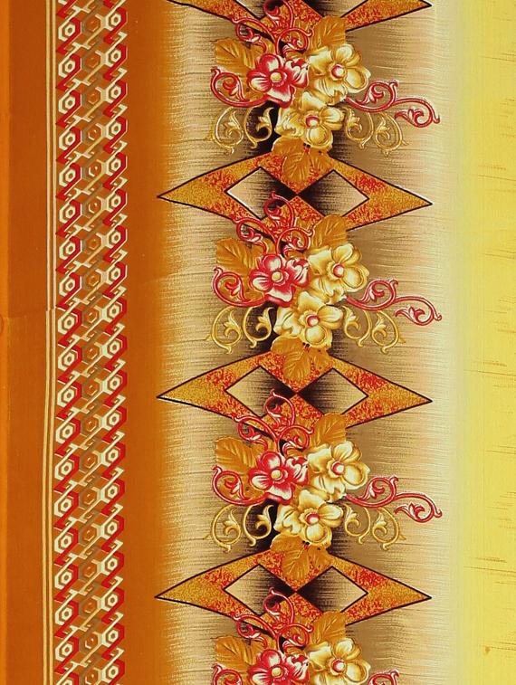 floral printed saree with blouse - 17419667 - Zoom Image - 6