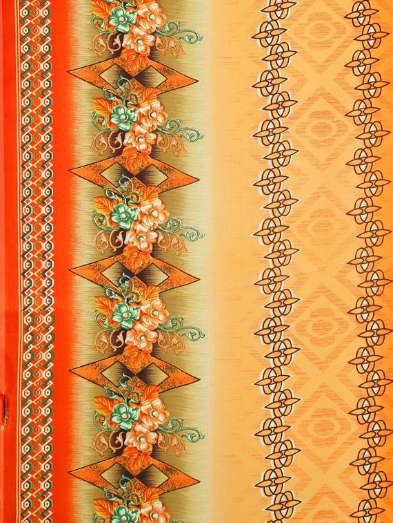 floral printed saree with blouse - 17419669 - Zoom Image - 5