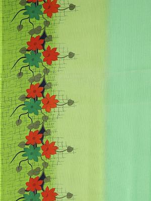 floral printed saree with blouse - 17419672 - Standard Image - 4