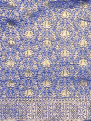 floral woven saree with blouse - 17419676 - Standard Image - 6