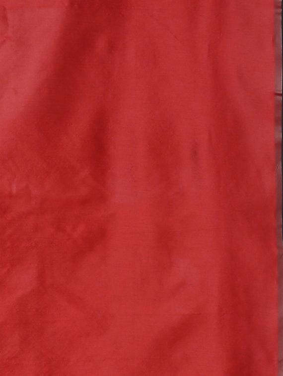 floral woven saree with blouse - 17419677 - Zoom Image - 4